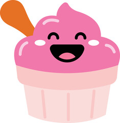 happy birthday cupcake