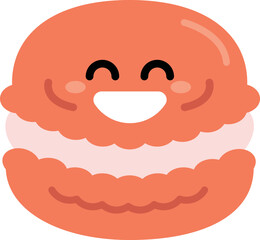 vector illustration of a cartoon face