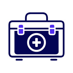 Obraz premium First Aid Kit Icon Representing Emergency Medical