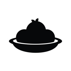 black and white plate