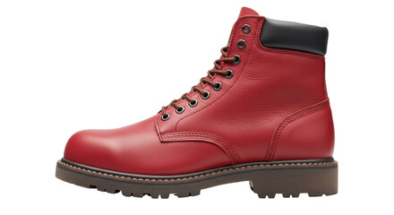 Isolated Red Boot