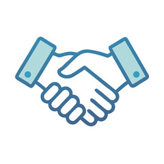 Handshake Icon – Business Agreement, Partnership, and Collaboration Symbol