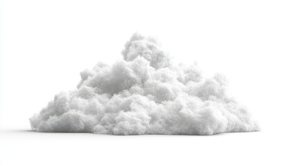 Fluffy white cloud pile