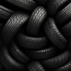 background with car tires