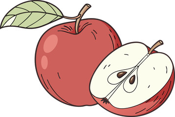 Apple Colored Design Illustration. Apple Inspired Colorful Design. Apple Color Style Graphic Design. Apple Theme Colored Artwork. Apple Color Design Concept. Apple Based Colorful Design Art