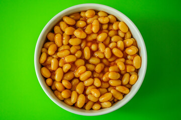A Bowl of Classic Baked Beans In Tomato Sauce Meal