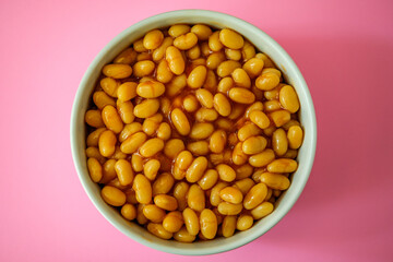 A Bowl of Classic Baked Beans In Tomato Sauce Meal