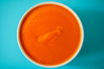 A Bowl Of Traditional Warming Healthy Tomato Soup