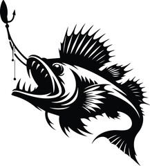 Deep sea anglerfish symbol