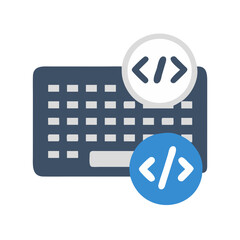  keyboard-with-code-icon-representing-creative-