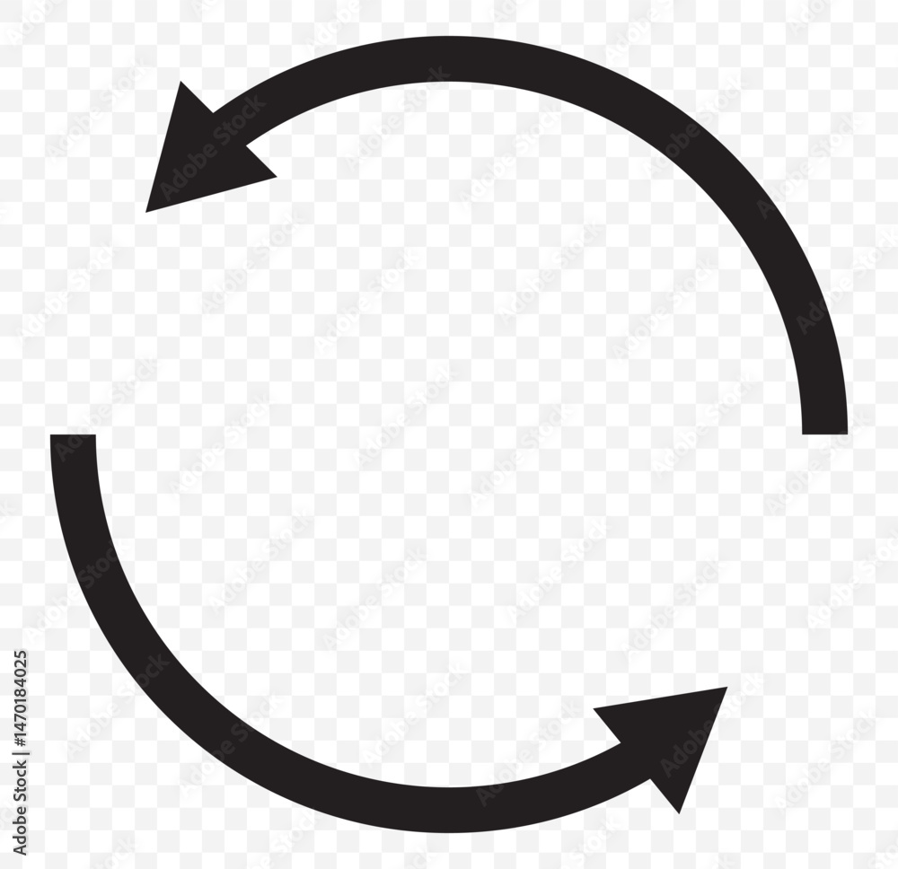 Poster refresh icon vector. green recycle vector icon symbol. repeat and reload icons set and arrow rotatio