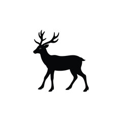 deer silhouette vector
