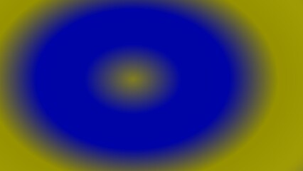 Concentric circles of blurred blue and gold hues (1)