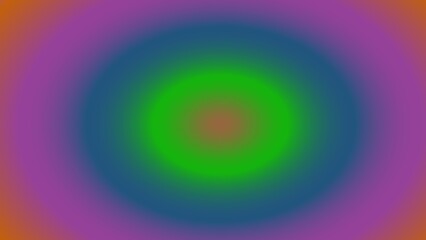 Abstract concentric circles in vibrant, blurred hues of purple, teal, green, and orange