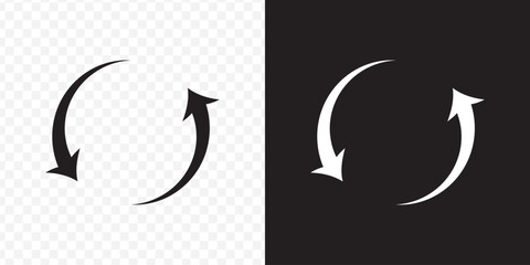 Obraz premium circle arrow icon set. circular arrow icon, refresh, reload, rotation. Green recycle vector icon symbol. Repeat and reload icons set and arrow rotation circle. EPS 10.