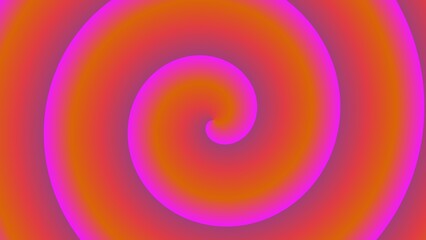 Hypnotic spiral in vibrant orange and pink hues (1)