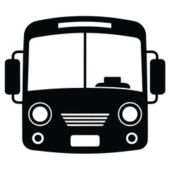 bus driver element isolated dashboard camera on white background