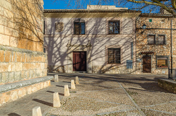 Architecture in the village of Alarcon, Spain