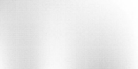 Dotted gradient vector illustration, white and black halftone background, horizontal seamless dotted lines, monochrome dots texture backdrop, retro effect. modern