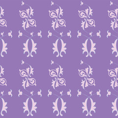 Seamless pattern with repetition classical natural ornaments