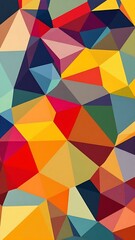 🔹Polygon Pop Art 🔹
A mosaic explosion of triangular geometry and vibrant colors. This polygonal artwork is both playful and bold, perfect for lovers of modern digital design and AI-generated image