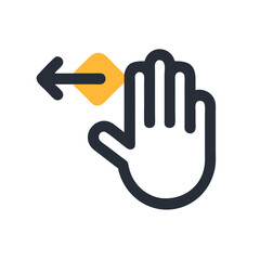 Open Hand Icon – Pan or Move Tool Symbol