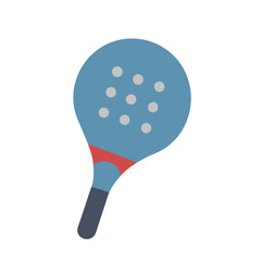 Paddle Ball Racket Icon – Sports and Recreation Symbol