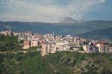 Obraz premium Veduta di Bellegra - Roma - Lazio - Italia