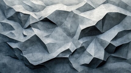 Crumpled grey paper texture