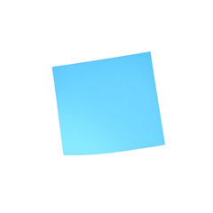 Blank sticker note paper icon isolated on transparent background png