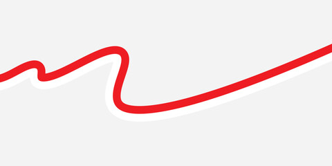 various indonesia flag ribbon collection, modern, vector.