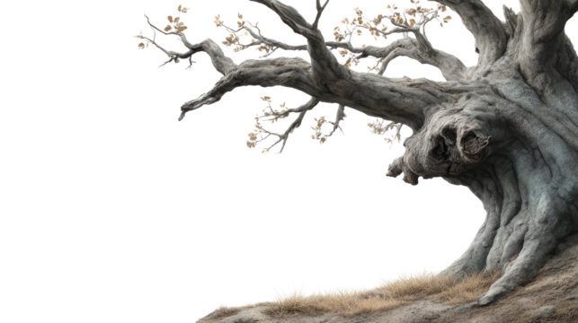 Halloween tree with transparent background nature art autumn scene mystical vibe