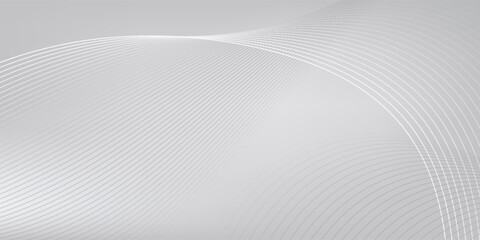 Naklejka premium Grey abstract background with stripes line for backdrop or presentation