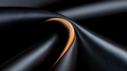 Dark Velvet Texture with Gold Accents