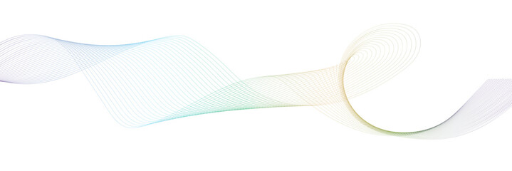 Abstract colorful glowing wave lines background. Blending gradient colors. Digital frequency track equalizer. Abstract frequency sound wave lines and technology curve lines background.