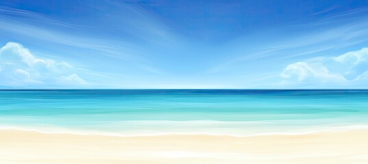 Obraz premium Sunny Beach Scene (1)