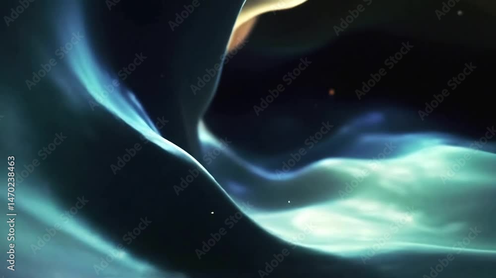Poster abstract flowing light waves background animation