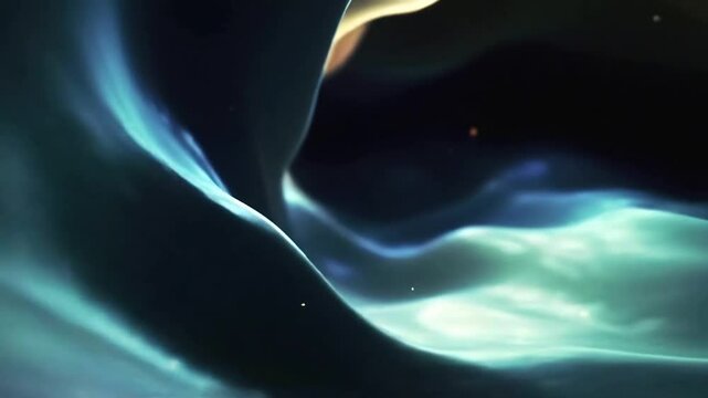 Abstract Flowing Light Waves Background Animation