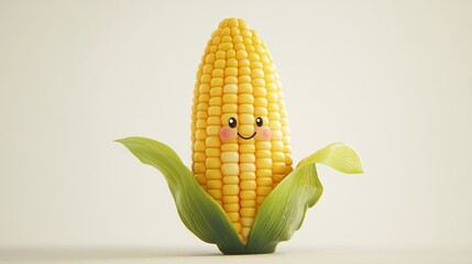 Cute cartoon corn cob (1)