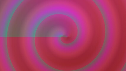 Abstract swirling spiral in pink, purple, and teal hues