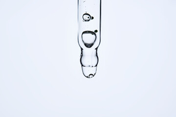 Soothing serum with natural green tea extract in a pipette.