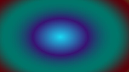 Concentric circles of teal, purple, and blue gradients creating a mesmerizing visual effect