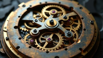 Golden gear mechanical image