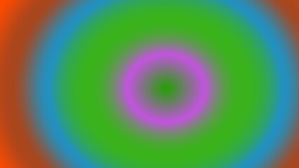 Vibrant concentric circles in gradient hues