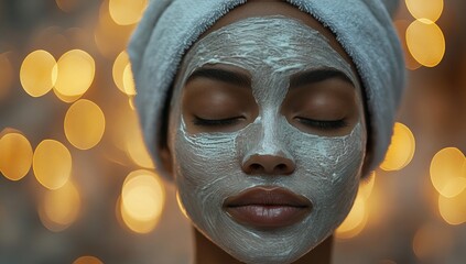 Fototapeta premium Beautiful woman with perfect skin and hair