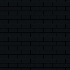 Black wall seamless pattern. Wall decathlon pattern. Dark wall pattern