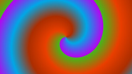 Vibrant swirling abstract art with gradient colors