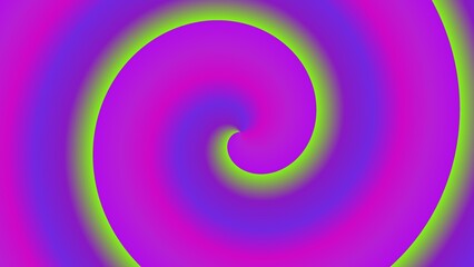Hypnotic swirling vortex of vibrant purple and lime green hues (1)