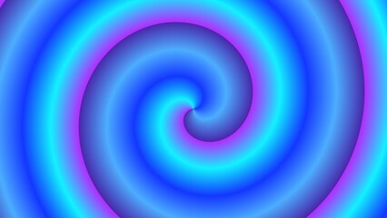 Hypnotic blue and purple spiral, gradient effect (1)