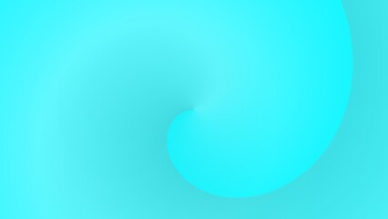 Abstract swirling cyan gradient background